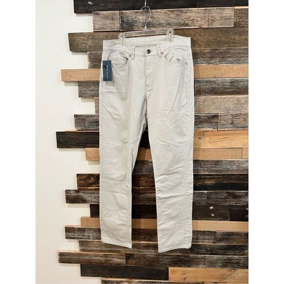 Perry Ellis NWT SLIM FIT ANYWHERE FIVE POCKET PANT sz 32 x 32 - Picture 3 of 7